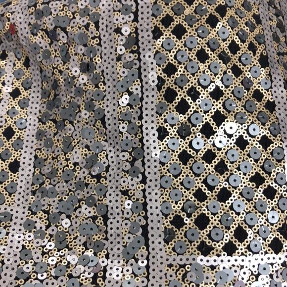 Etcetera Sequin V-Neck Top 4 NWT - Picture 5 of 10